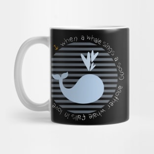 a whale in love Mug